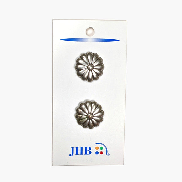 Metal Flower Buttons