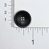 Black Saucer Button