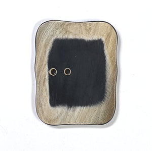Wood Rectangle Button
