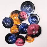 Glossy Marbled Button
